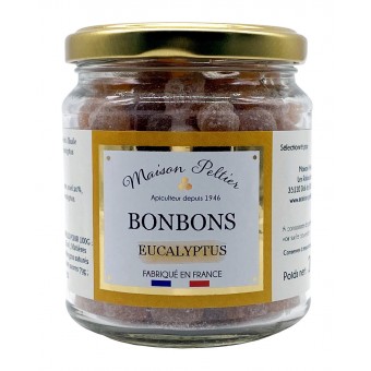 Bonbons enveloppés miel-eucalyptus 150 gr - Saveurs de nos Terroirs
