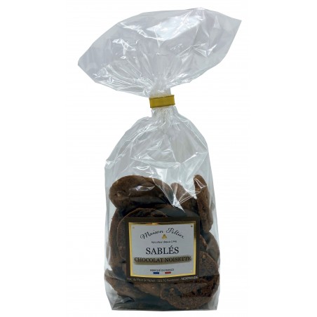 sablés chocolat noisette