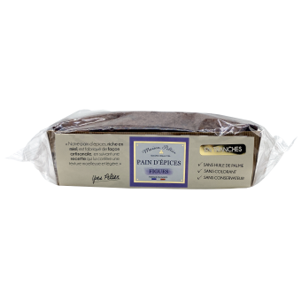 Pain d'épices tranché aux...