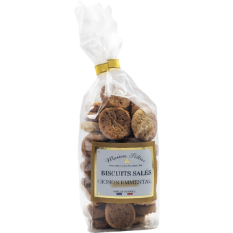 BISCUITS APERITIFS OIGNONS EMMENTAL