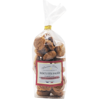 BISCUITS APERITIFS COMTE AOP PIMENT ESPELETTE AOP