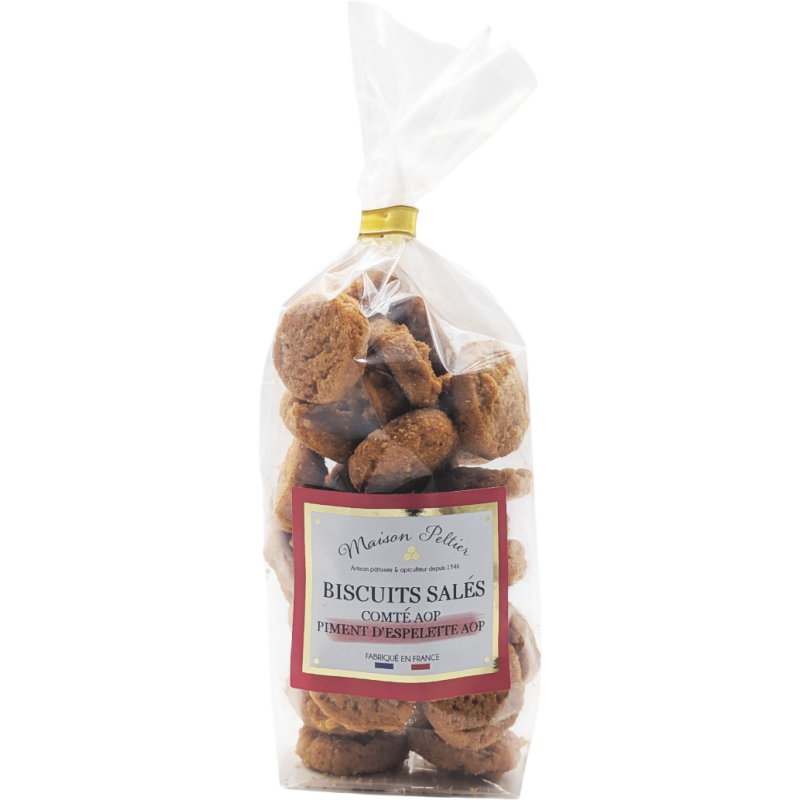 BISCUITS APERITIFS COMTE AOP PIMENT ESPELETTE AOP